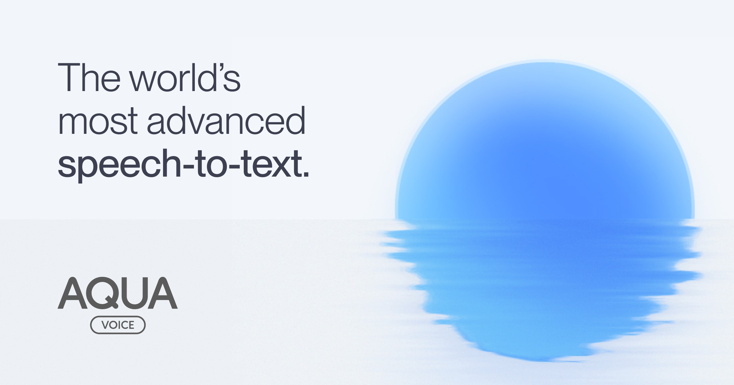 Aqua Voice - Dictado de voz rápido y preciso para Mac y Windows