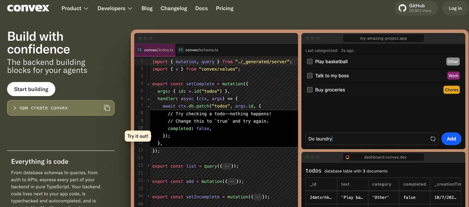 Convex: el backend reactive para agentes IA con TypeScript puro (2026)