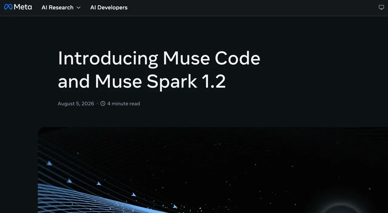 Meta lanza Muse Code: el agente de IA para programar en repositorios grandes (análisis 2026)