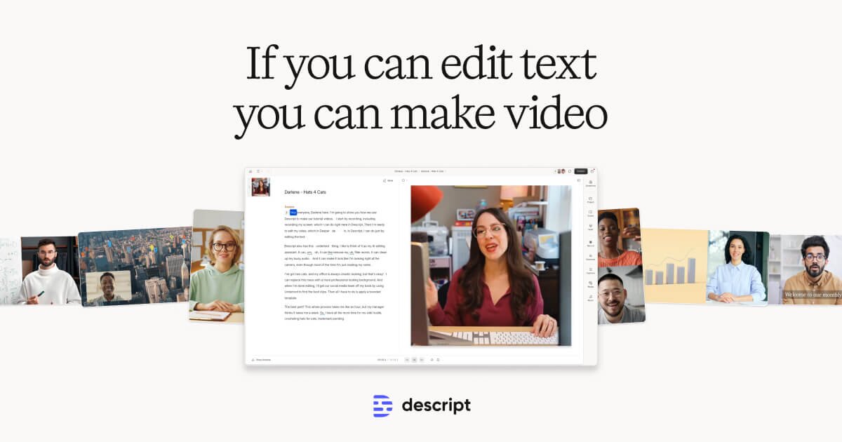 Descript - Editor de Video y Podcast con Inteligencia Artificial