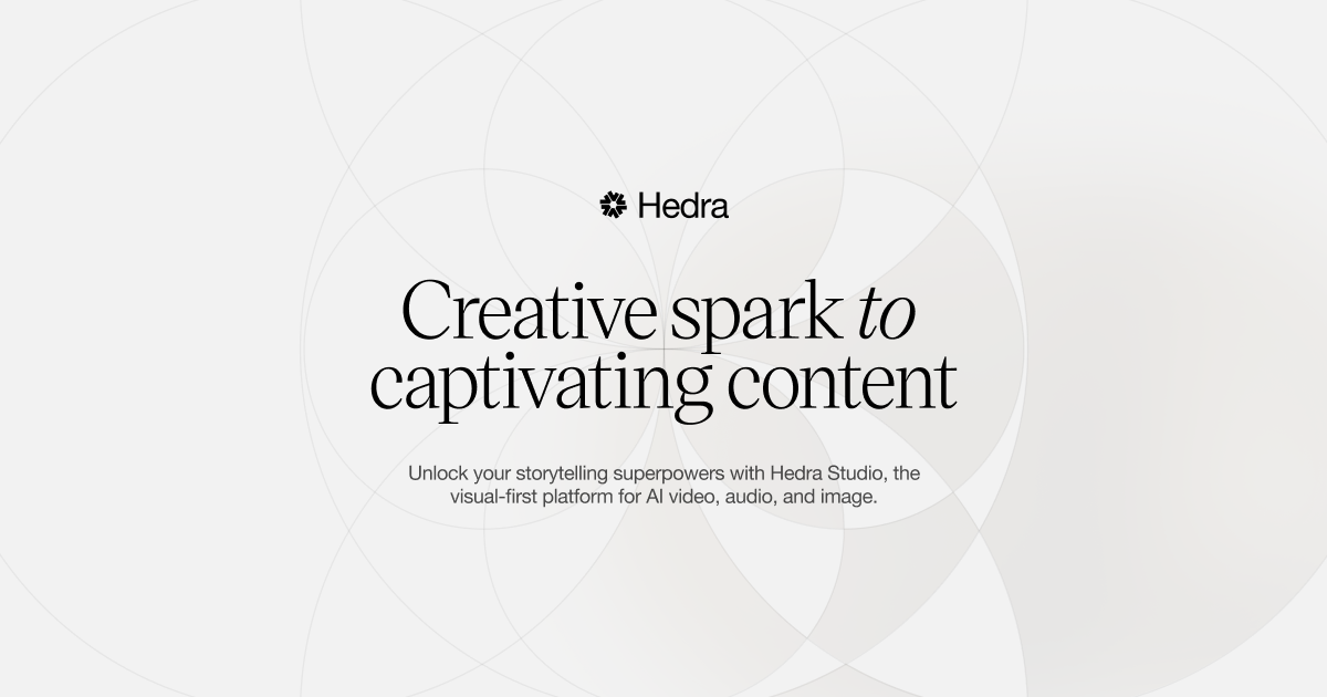 Hedra - Plataforma de Creación Visual AI